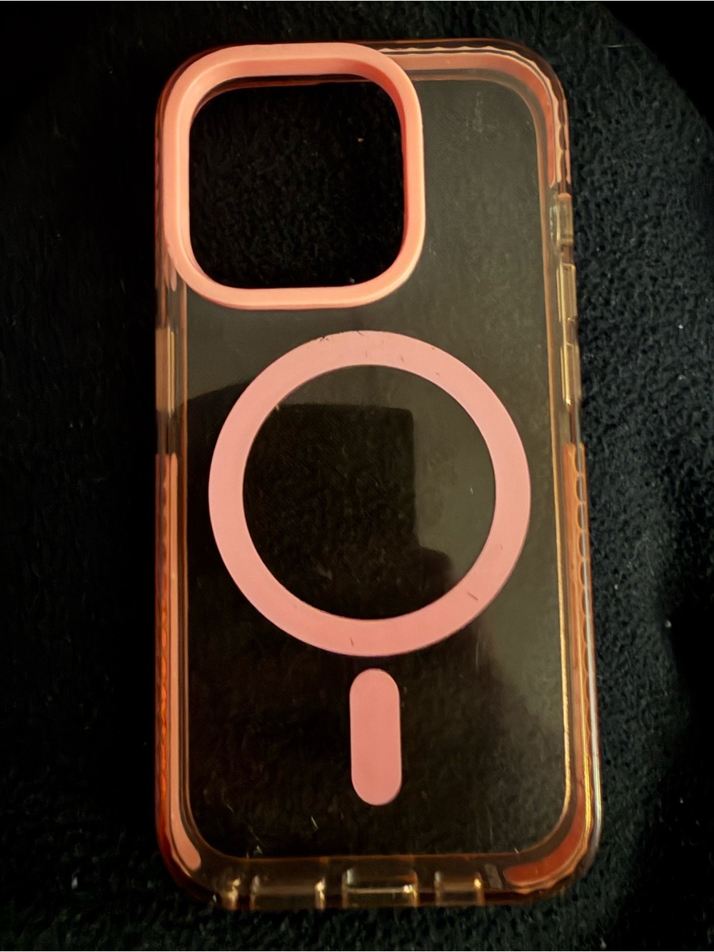 iPhone 15 Pro MagSafe Case Clear & Pink